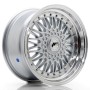 mini: JR Wheels JR9 17x8,5 ET20-35 BLANK Silver w/Machined Lip+Silver Rivets (3)