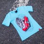 mini: JR Women's T-Shirt JR-11 Car Turquoise Size XS (2)