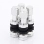 mini: Set of Aluminum air valves JR v2 - SILVER. (2)