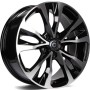 mini: Carbonado Osaka 17 5x114.3 ET45 73,1 BFP - Black Front Polished (2)