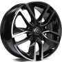 mini: Carbonado Force 16 5x114.3 ET40 73,1 BFP - Black Front Polished (2)