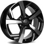 mini: Carbonado Quincy 16 5x114.3 ET40 73,1 BFP - Black Front Polished (2)