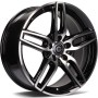 mini: Carbonado Way 18 5x112 ET45 66,5 BFP - Black Front Polished (2)