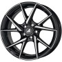 ALUTEC ADX.01 8.5X19 5X108 ET40/70 CZARNY/POLER