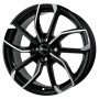 RC-DESIGN RC34 6.5X17 4X100 49/54 CZARNY/POLER