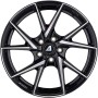 ALUTEC ADX.01 7X17 5X114.3 ET40/70.1 CZARNY/POLER
