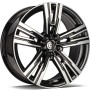 mini: Carbonado Vampire 20 5x112 ET25 66,6 BFP - Black Front Polished (2)