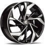 mini: Carbonado Sonic 17 5x114.3 ET40 73,1 BFP - Black Front Polished (2)