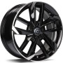 mini: Carbonado Rennes 15 4x108 ET25 65,1 BFP - Black Front Polished (2)