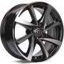 mini: Carbonado Marseille 15 4x108 ET25 65,1 BFP - Black Front Polished (1)