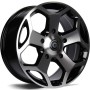 mini: Carbonado Giant 18 5x160 ET50 65,1 BFP - Black Front Polished (1)