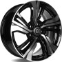 mini: Carbonado Monk 17 5x114.3 ET45 73,1 BFP - Black Front Polished (1)