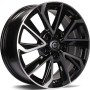 mini: Carbonado Dynasty 18 5x114.3 ET40 73,1 BFP - Black Front Polished (1)