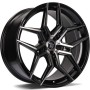 mini: seventy9 SV-B 17 5x112 ET40 66,5 BFP - Black Front Polished (1)