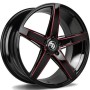 mini: seventy9 SV-N 19 5x120 ET30 72,6 BGMR - Black Glossy Milled Red (1)