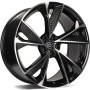 Obrazek dla: Carbonado Luxury 20" 5x112 ET30 66,5 BFP  Black Front Polished