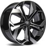 mini: Carbonado Raptor 18 5x114.3 ET40 73,1 BFP - Black Front Polished (1)