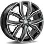 mini: Carbonado Disco 19 5x112 ET43 66,5 BFP - Black Front Polished (1)