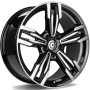 mini: Carbonado Dynamite 19 5x120 ET38 72,6 BFP - Black Front Polished (1)