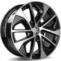 mini: Carbonado Yakuza 17 5x114.3 ET39 67,1 BFP - Black Front Polished (1)