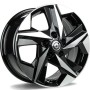 mini: Carbonado Kioto 16 5x114.3 ET40 73,1 BFP - Black Front Polished (1)