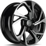 mini: Carbonado Swift 15 4x100 ET35 67,1 BFP - Black Front Polished (1)