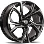 mini: Carbonado Tokio 18 5x114.3 ET40 73,1 BFP - Black Front Polished (1)