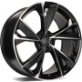 mini: Carbonado Luxury 18 5x112 ET45 66,5 BFP - Black Front Polished (1)