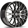 mini: Carbonado Illusion 18 5x112 ET30 66,5 BFP - Black Front Polished (1)
