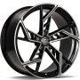 mini: Carbonado Evil 20 5x112 ET30 66,5 BFP - Black Front Polished (1)