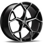 Obrazek dla: Carbonado Fancy 21" 5x112 ET25 66,5 BFP  Black Front Polished