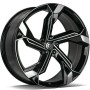 mini: Carbonado Superstar 22 5x112 ET20 66,5 BFP - Black Front Polished (1)