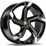 mini: Carbonado Superstar 18 5x112 ET35 66,45 BFP - Black Front Polished (1)