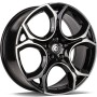 mini: Carbonado UNIQUE 19 5x112 ET45 57,1 BFP - Black Front Polished (1)