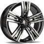 mini: Carbonado Vampire 20 5x112 ET25 66,6 BFP - Black Front Polished (1)