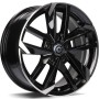 mini: Carbonado Rennes 15 4x108 ET25 65,1 BFP - Black Front Polished (1)