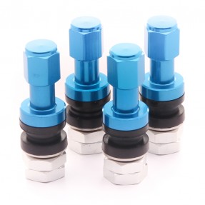Set of Aluminum air valves JR v2  BLUE