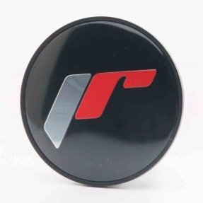 Cap Sticker for C087  Black + Silver/Red Letters