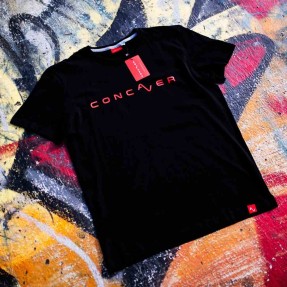 Concaver Men's TShirt Logo Black Size S