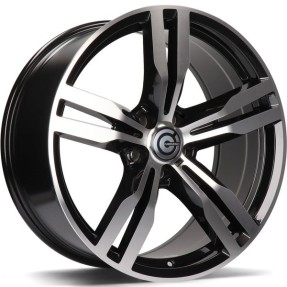 Obrazek 2 dla: Carbonado Bastion 19" 5x112 ET25 66,5 BFP  Black Front Polished