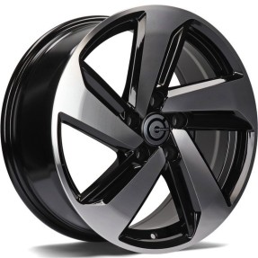 Obrazek 2 dla: Carbonado Arrow 17" 5x112 ET42 57,1 BFP  Black Front Polished