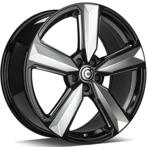 Obrazek 2 dla: Carbonado Blast 20" 5x112 ET30 66,5 BFPEP  Black front polished edges polished