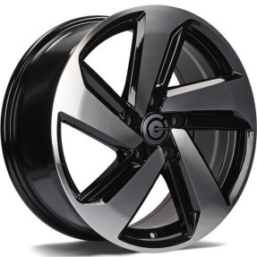 Obrazek dla: Carbonado Arrow 17" 5x112 ET42 57,1 BFP  Black Front Polished