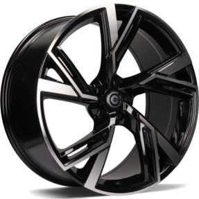 Obrazek dla: Carbonado Rich 18" 5x112 ET45 66,5 BFP  Black Front Polished