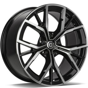 Obrazek dla: Carbonado Alarm 19" 5x120 ET30 72,6 BFP  Black Front Polished