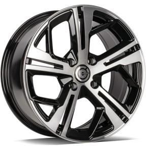 Obrazek dla: Carbonado Angers 16" 4x108 ET20 65,1 BFP  Black Front Polished