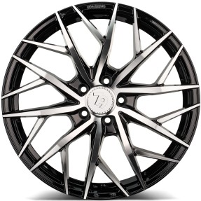 Obrazek 2 dla: seventy9 SSF1 17" 5x112 ET40 66,6 BFP  Black Front Polished